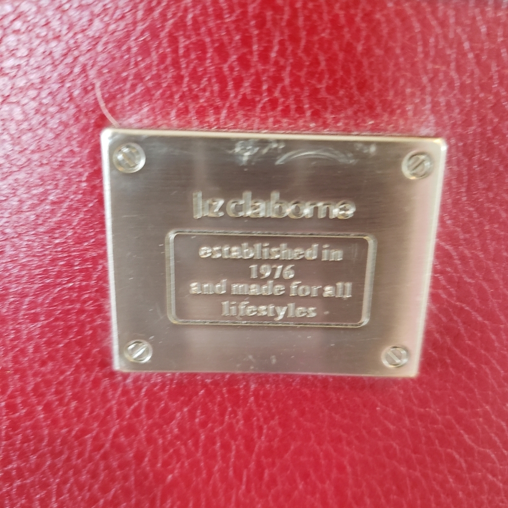 Vintage Liz Claiborne red handbag - Picture 4 of 5